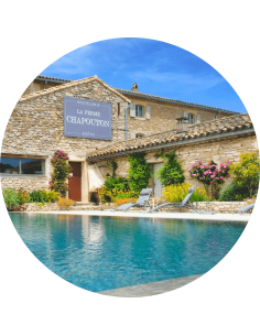 Weekday stay (overnight stay to be chosen from Sunday to Thursday inclusive) at LA FERME CHAPOUTON. For two people: One night in an "CHENE" Room, a "Chef's Choice" dinner (Starter, Main Course and Dessert, excluding drinks) at the Bistro Chapouton and Champagne buffet breakfast included.  Excluding school holidays, long weekends, public holidays and special evenings.