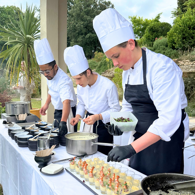 Service traiteur aux Maisons du Clair de la Plume