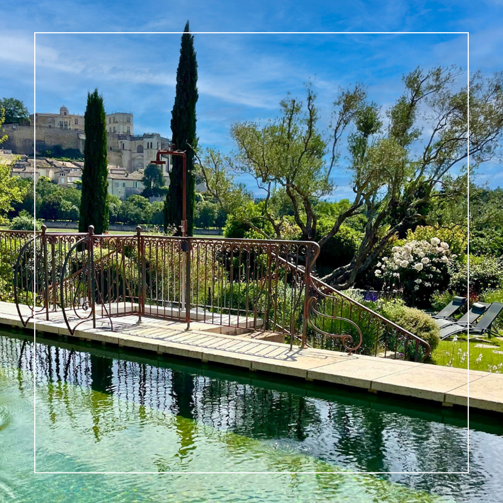 la piscine naturelle du Pavillon des Amoureux- Grignan-Provence
