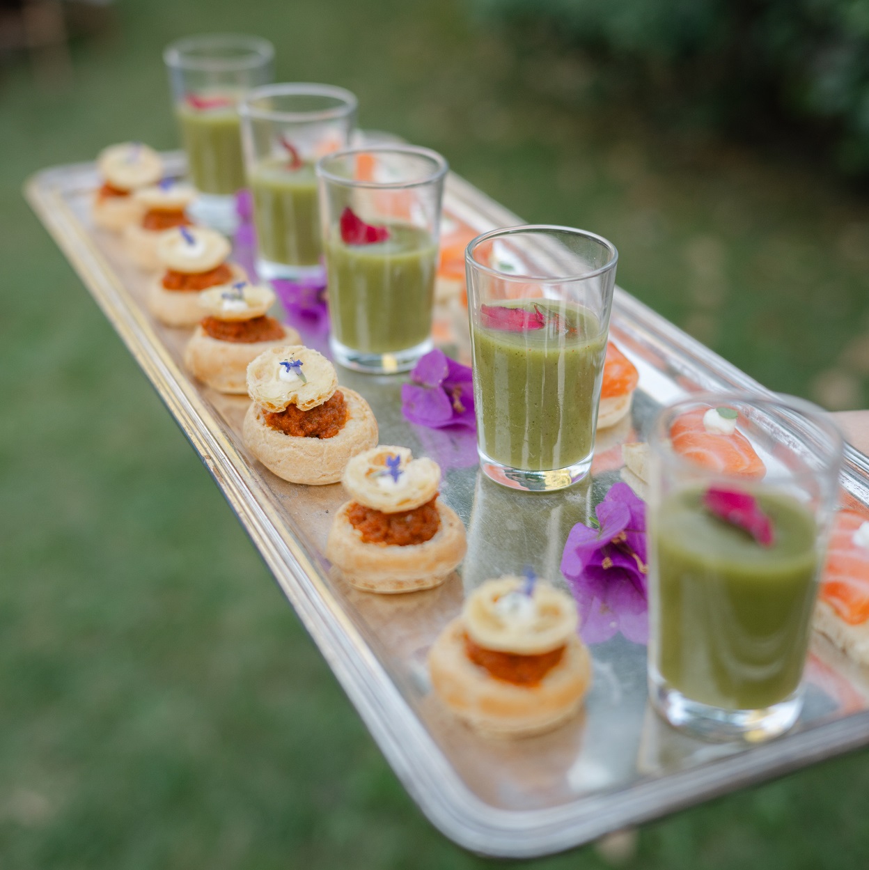 Domaine mariage et receptions en Provence amuse bouche Chapouton